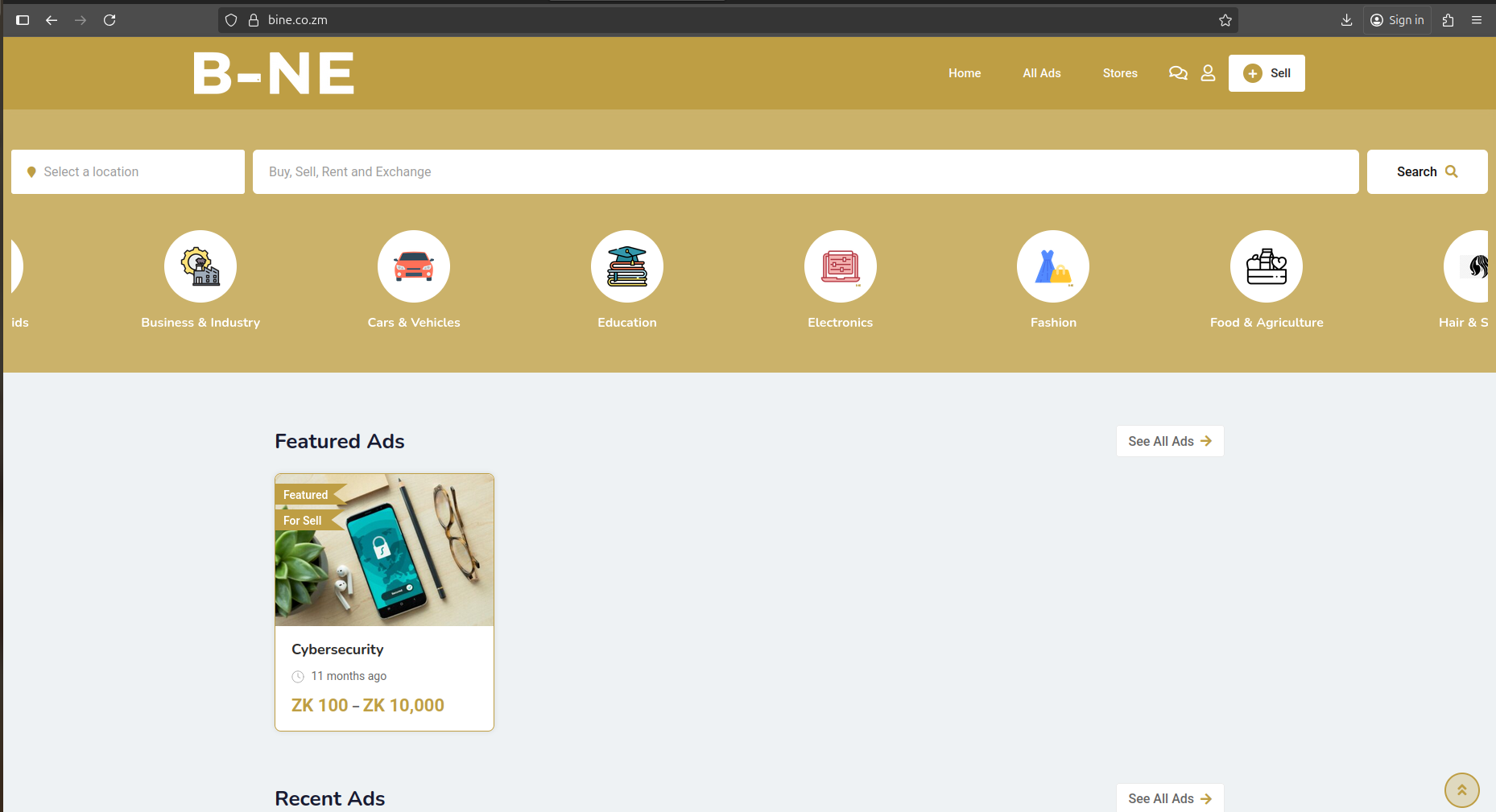 B-ne Free Classified Ads